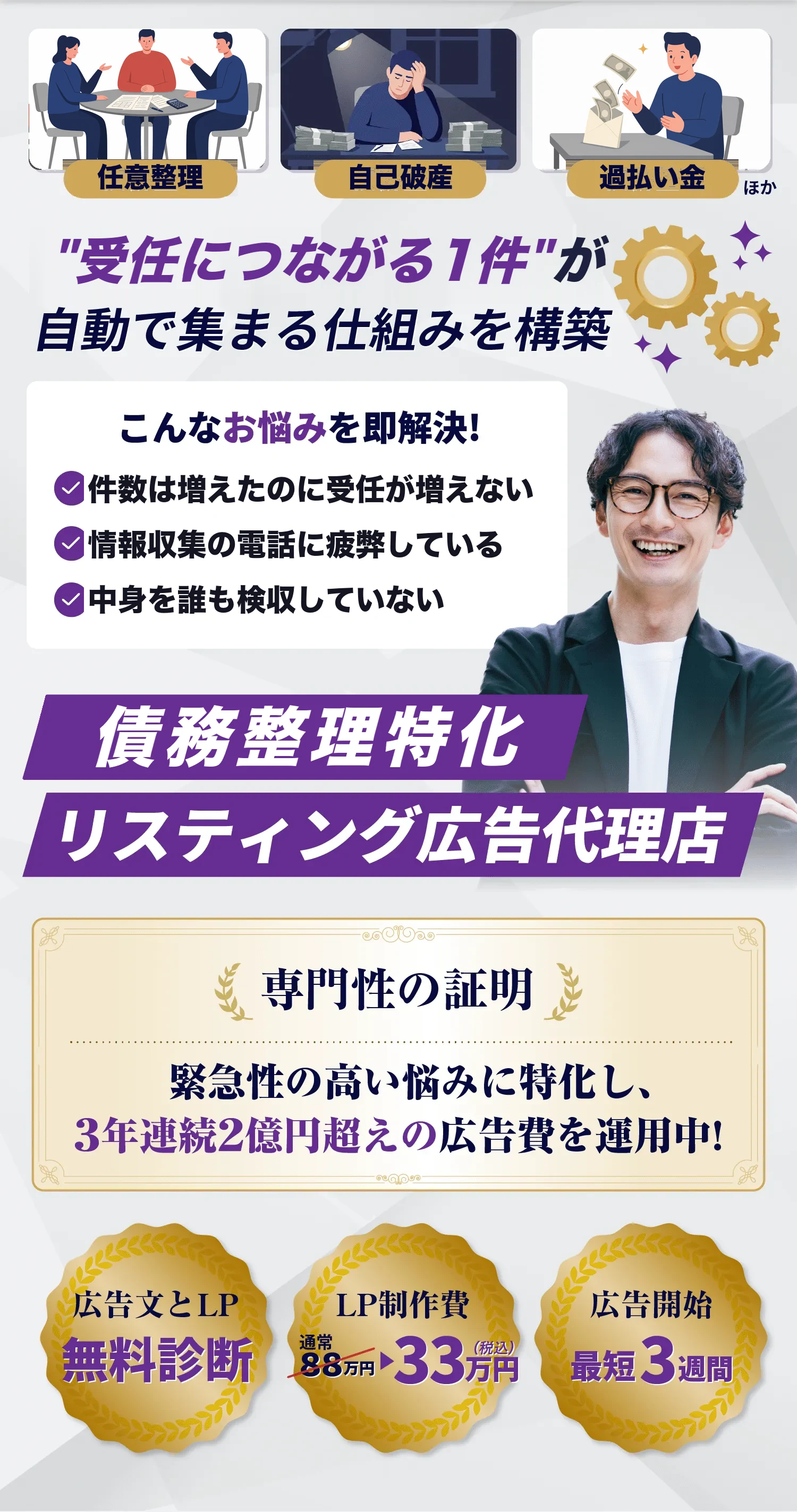 債務整理特化リスティング広告代理店